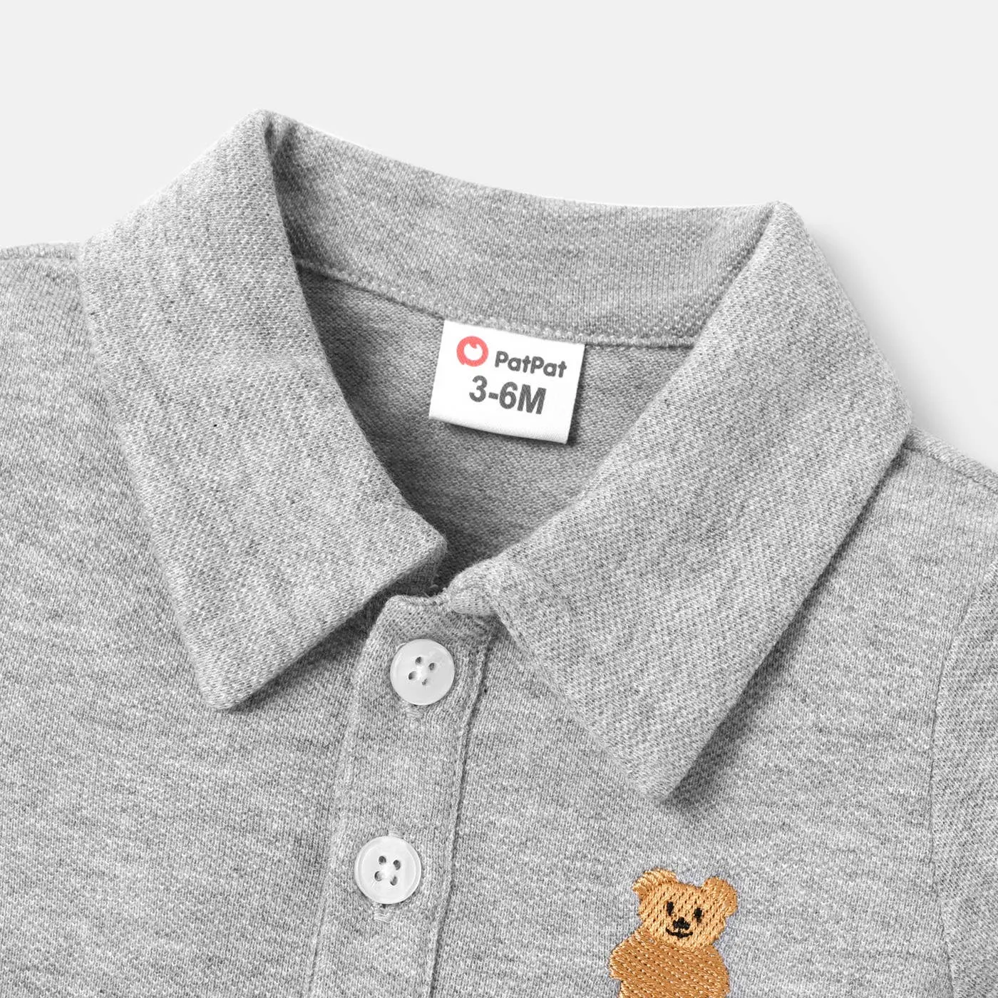 Baby Boy Bear Polo Jumpsuit