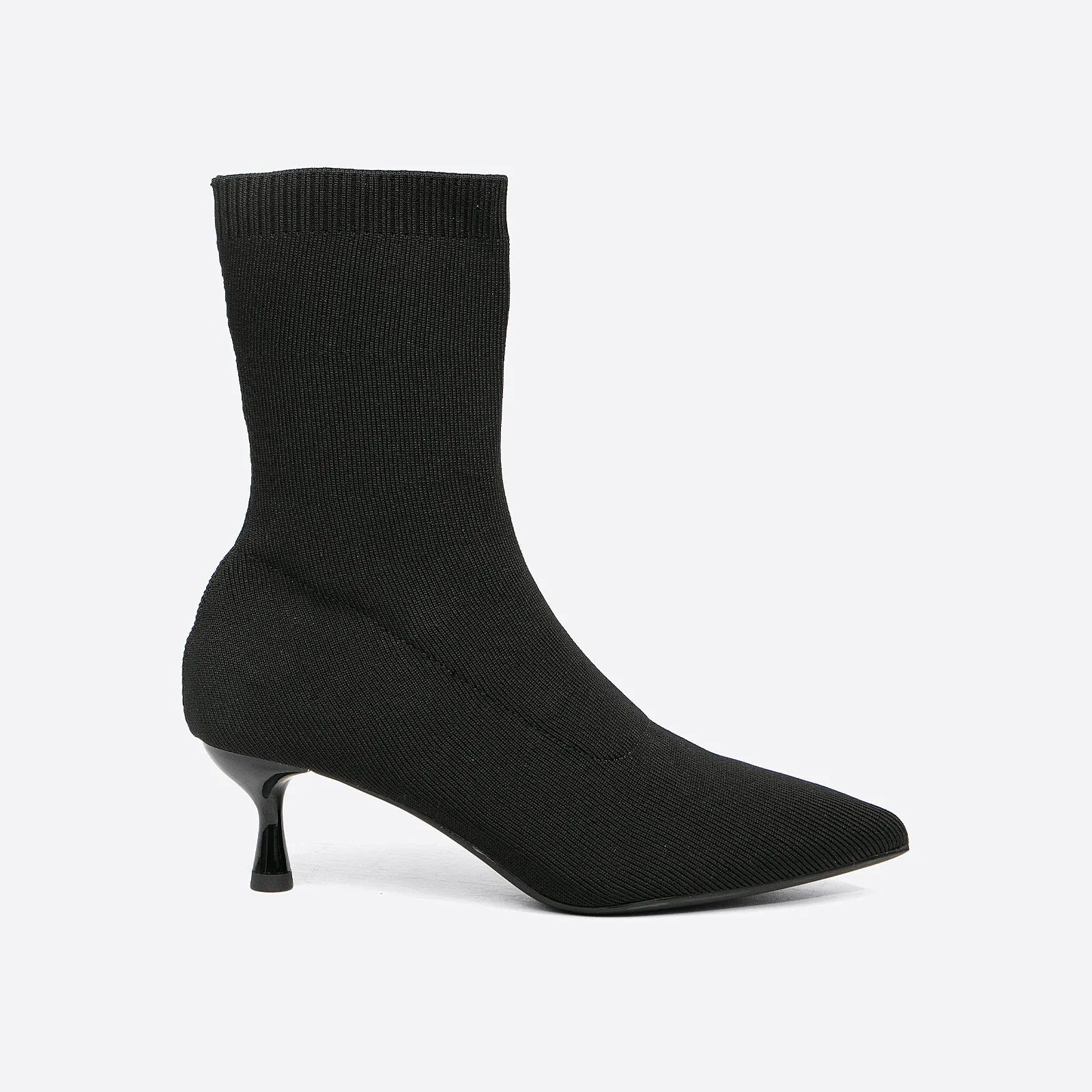 binfenxie-Women Pointed Toe Kitten Heeled Ankle Boots