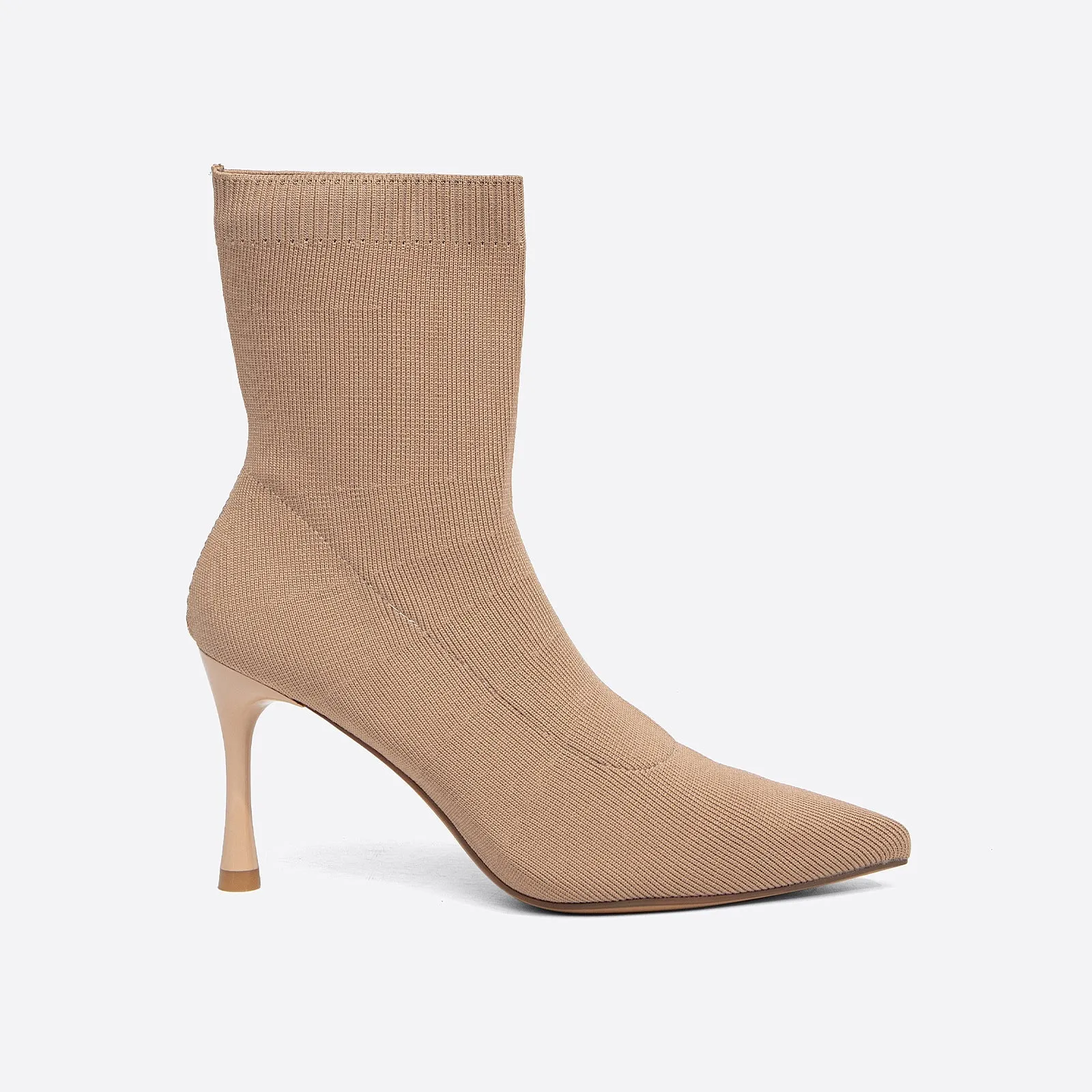 binfenxie-Women Pointed Toe Kitten Heeled Ankle Boots