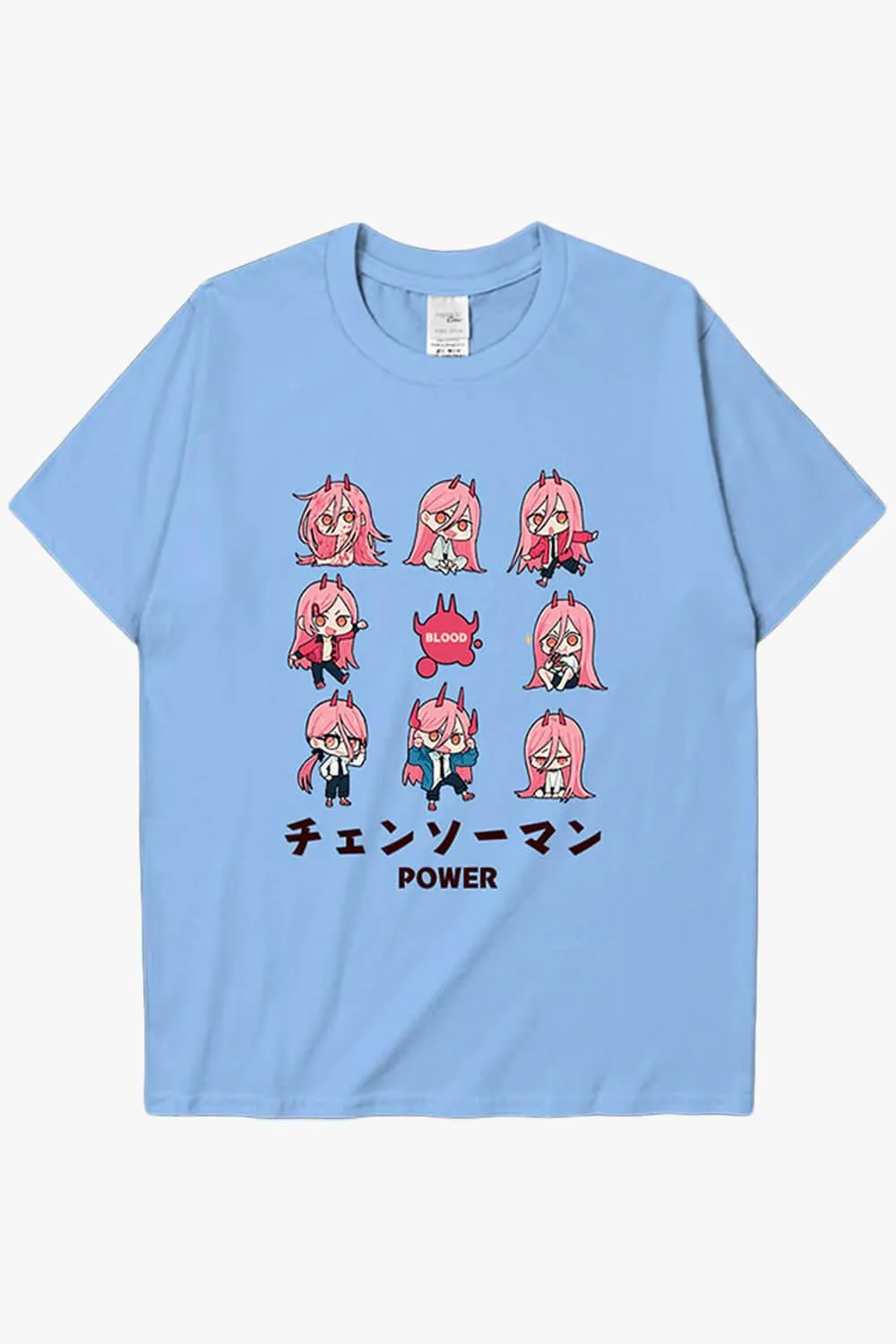 Chainsaw Man Power Chibi Aesthetic T-Shirt