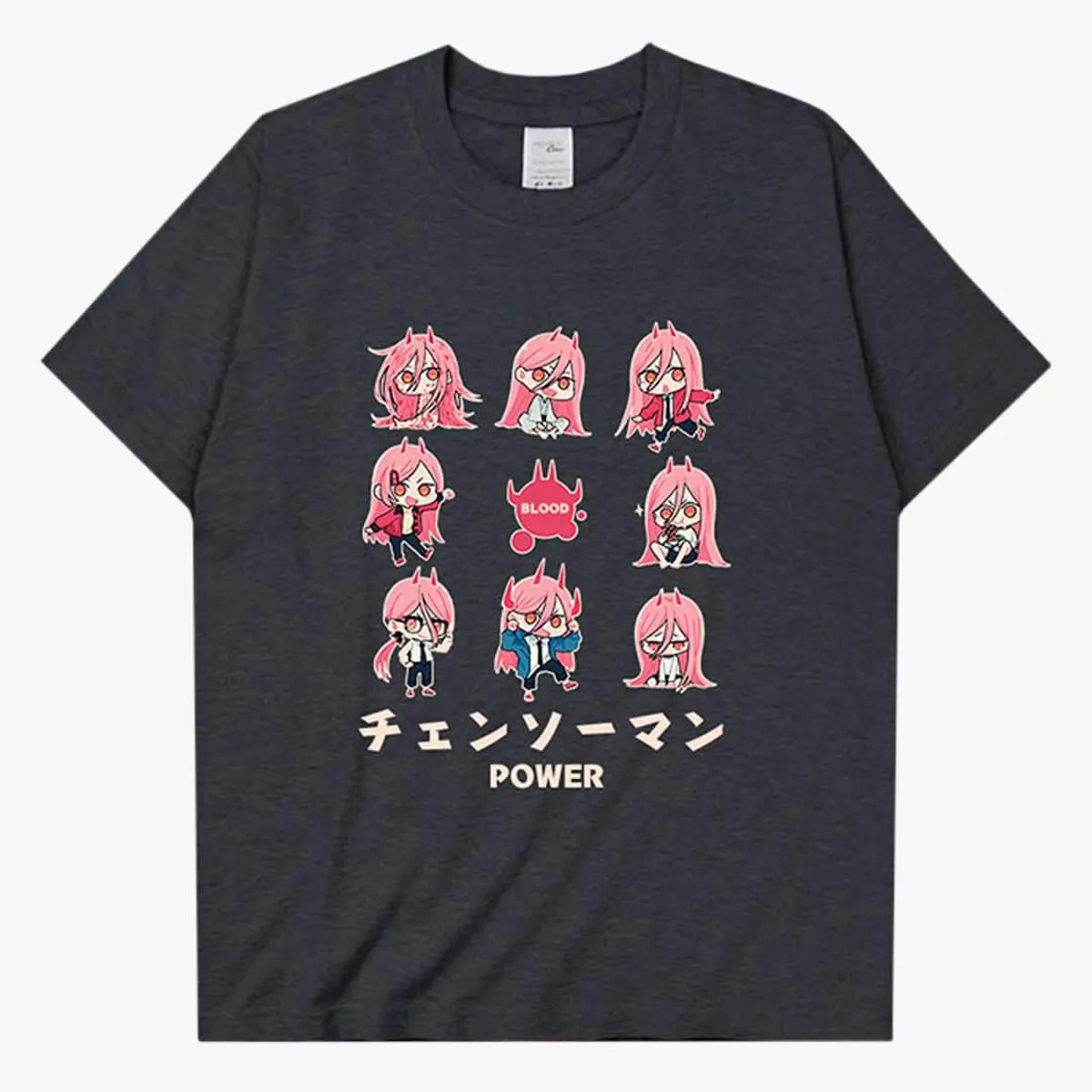 Chainsaw Man Power Chibi Aesthetic T-Shirt