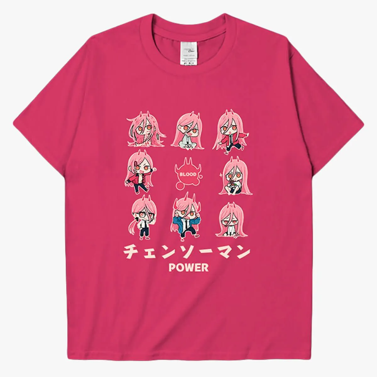 Chainsaw Man Power Chibi Aesthetic T-Shirt