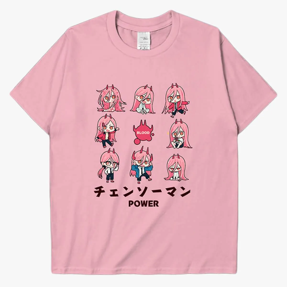 Chainsaw Man Power Chibi Aesthetic T-Shirt