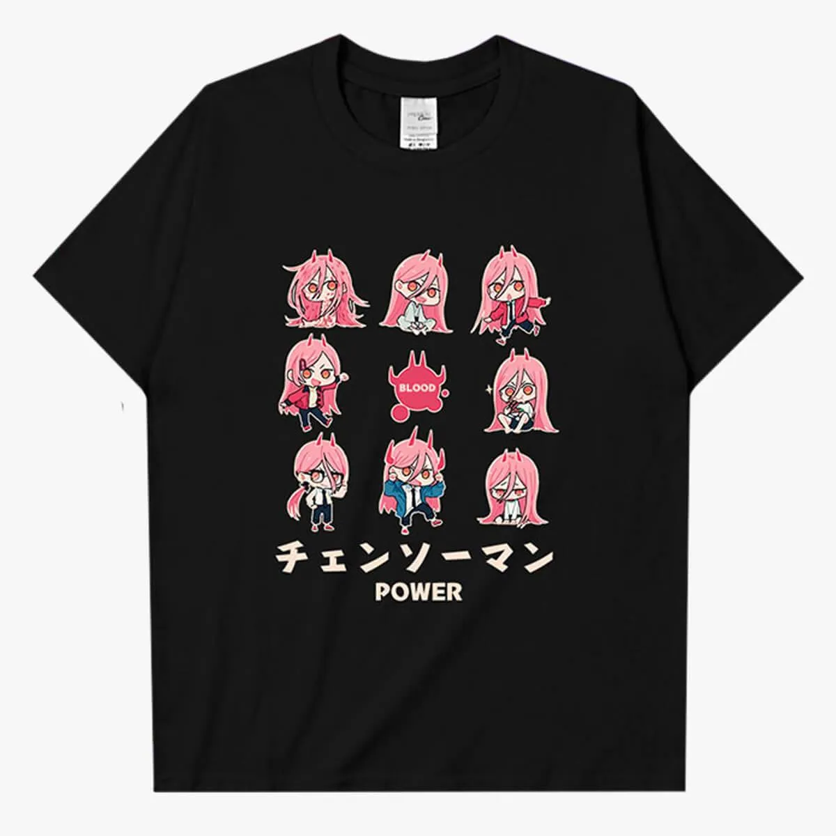 Chainsaw Man Power Chibi Aesthetic T-Shirt