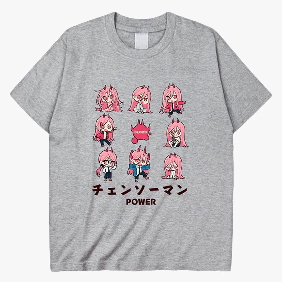 Chainsaw Man Power Chibi Aesthetic T-Shirt