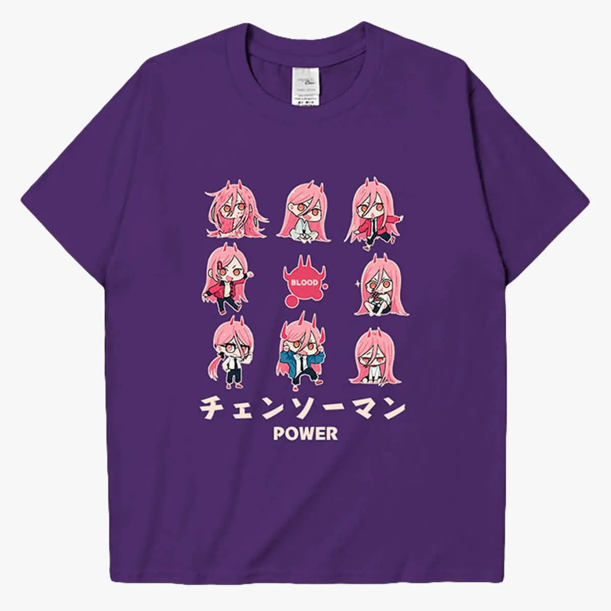 Chainsaw Man Power Chibi Aesthetic T-Shirt