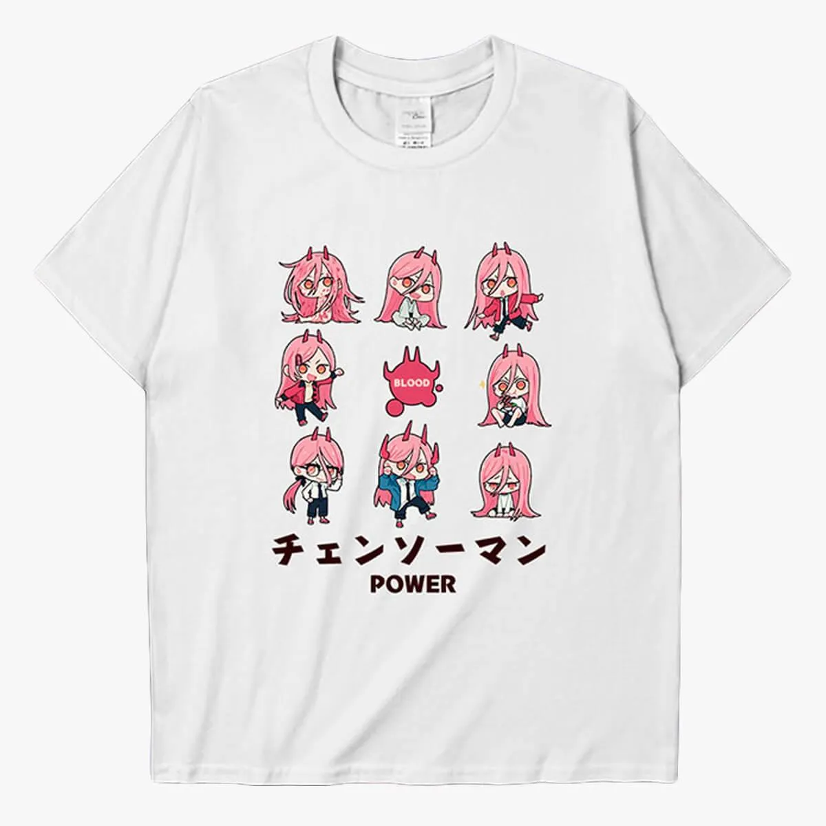 Chainsaw Man Power Chibi Aesthetic T-Shirt