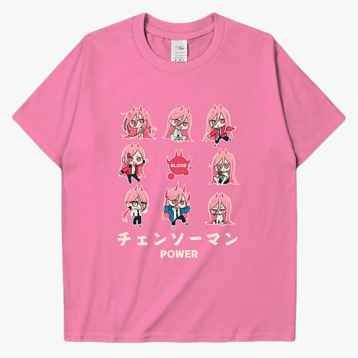 Chainsaw Man Power Chibi Aesthetic T-Shirt