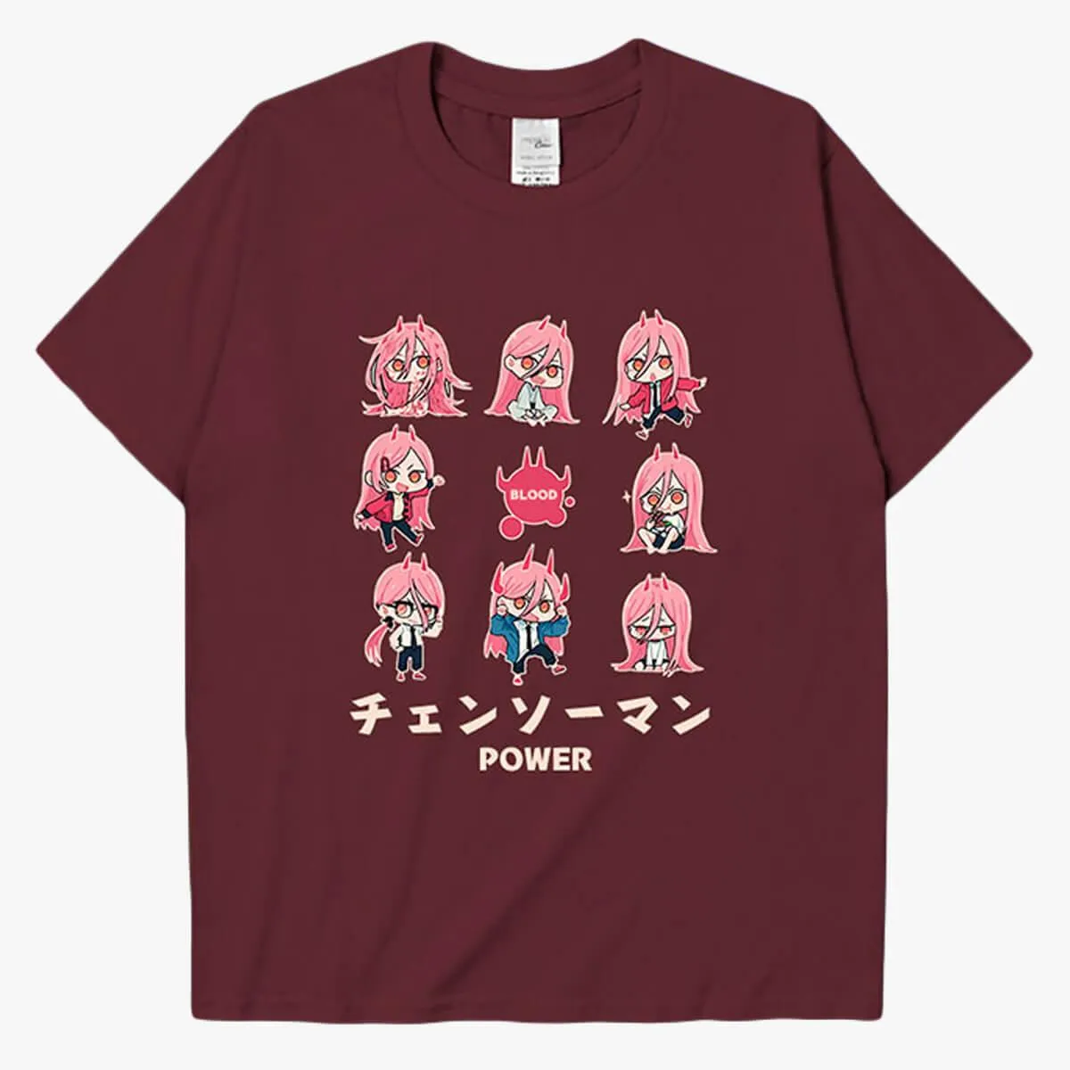 Chainsaw Man Power Chibi Aesthetic T-Shirt