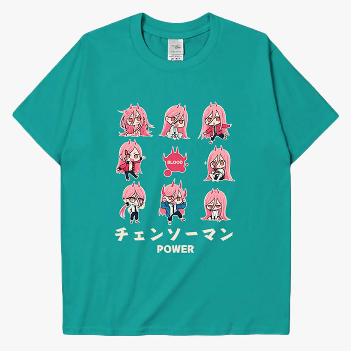 Chainsaw Man Power Chibi Aesthetic T-Shirt