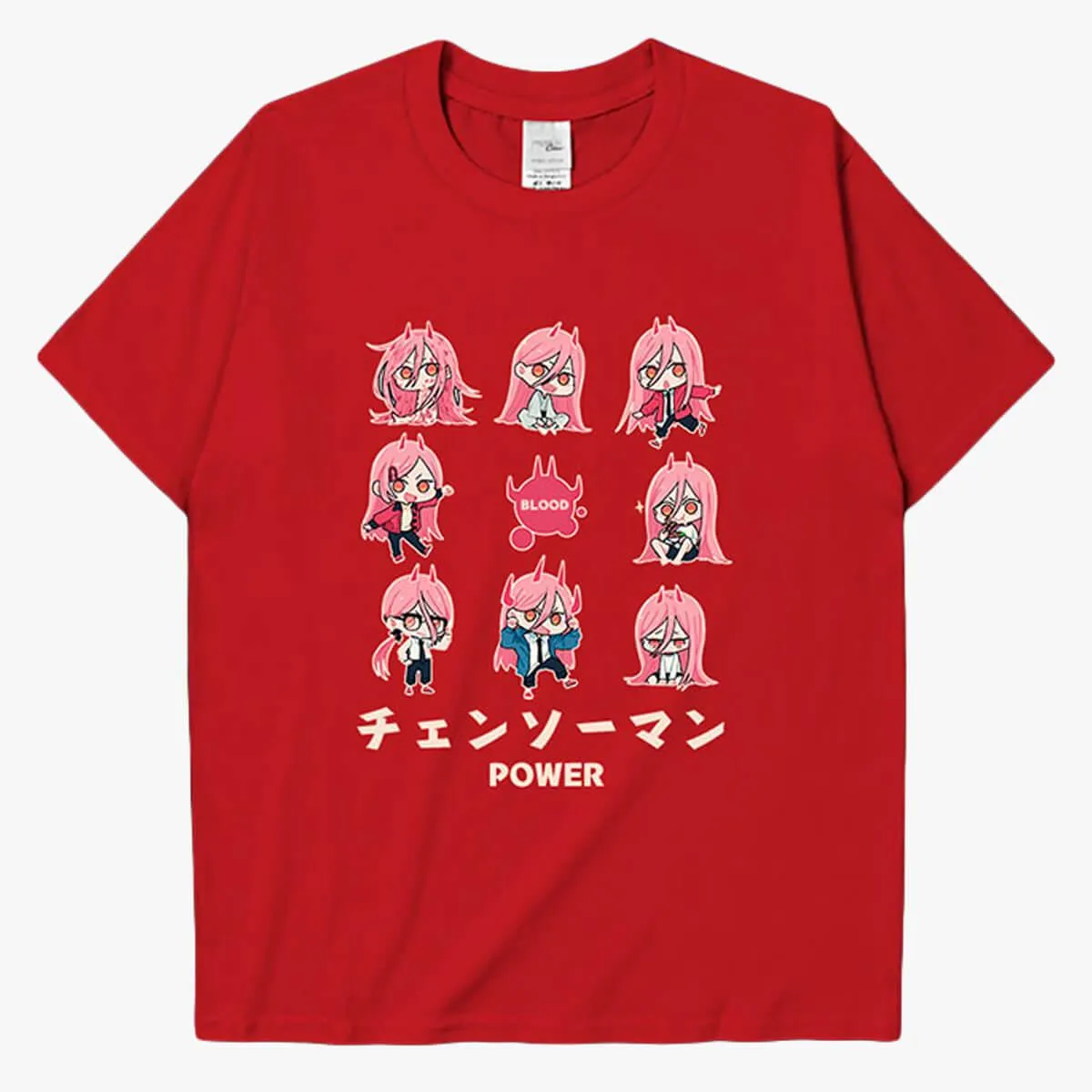 Chainsaw Man Power Chibi Aesthetic T-Shirt
