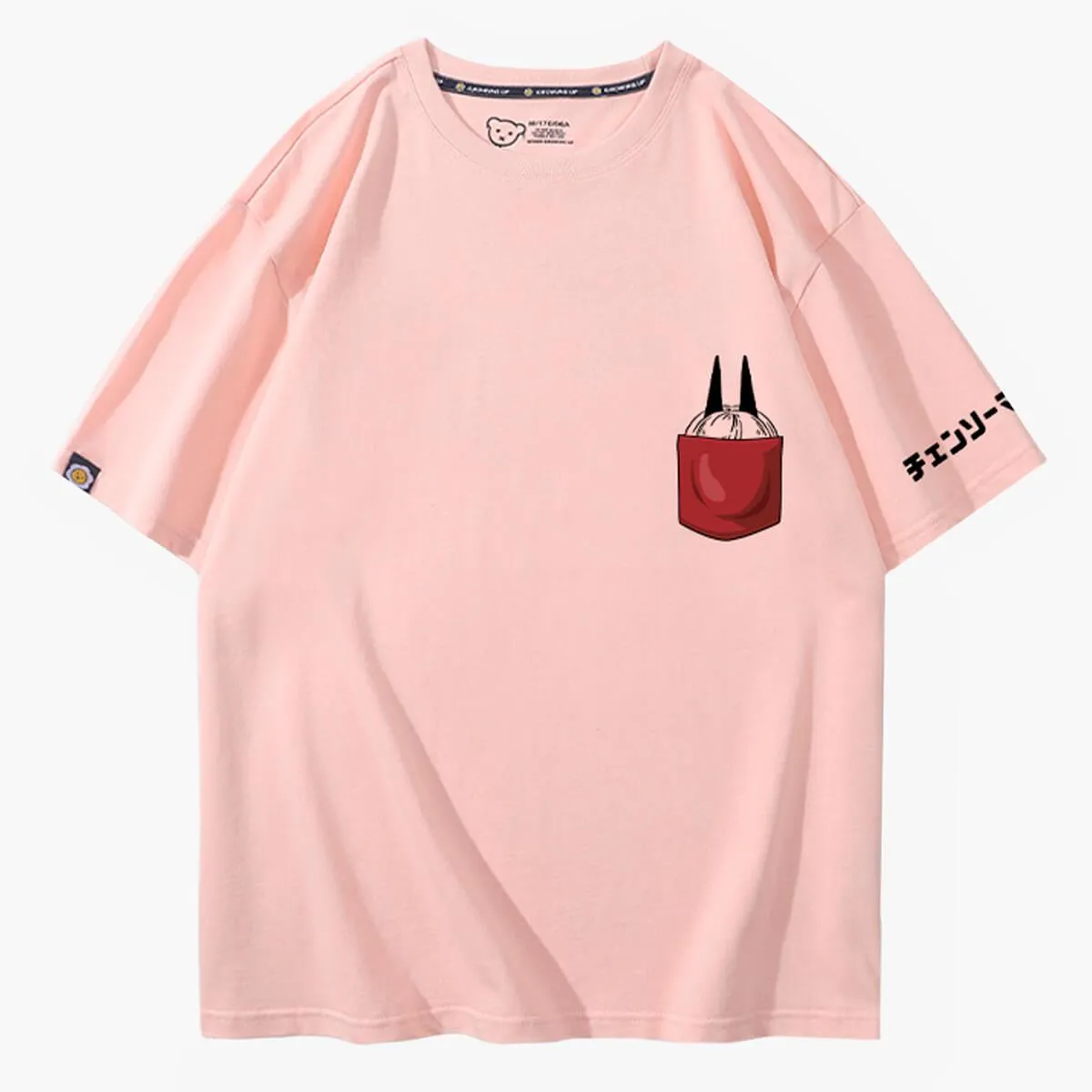 Chainsaw Man Power in Chest Pocket T-Shirt