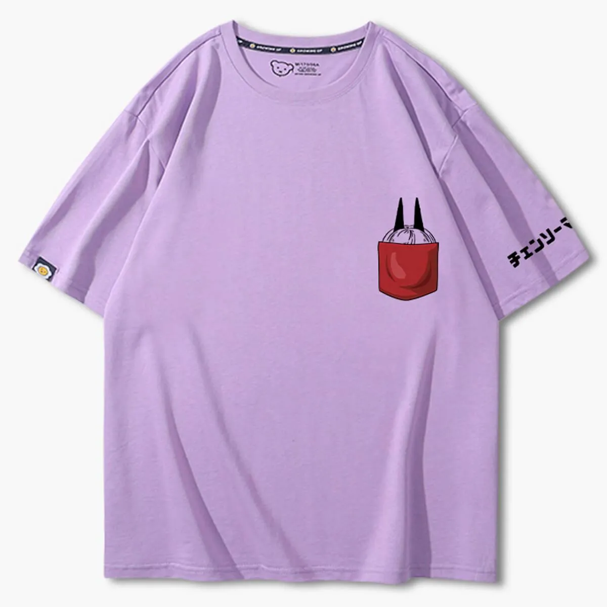Chainsaw Man Power in Chest Pocket T-Shirt