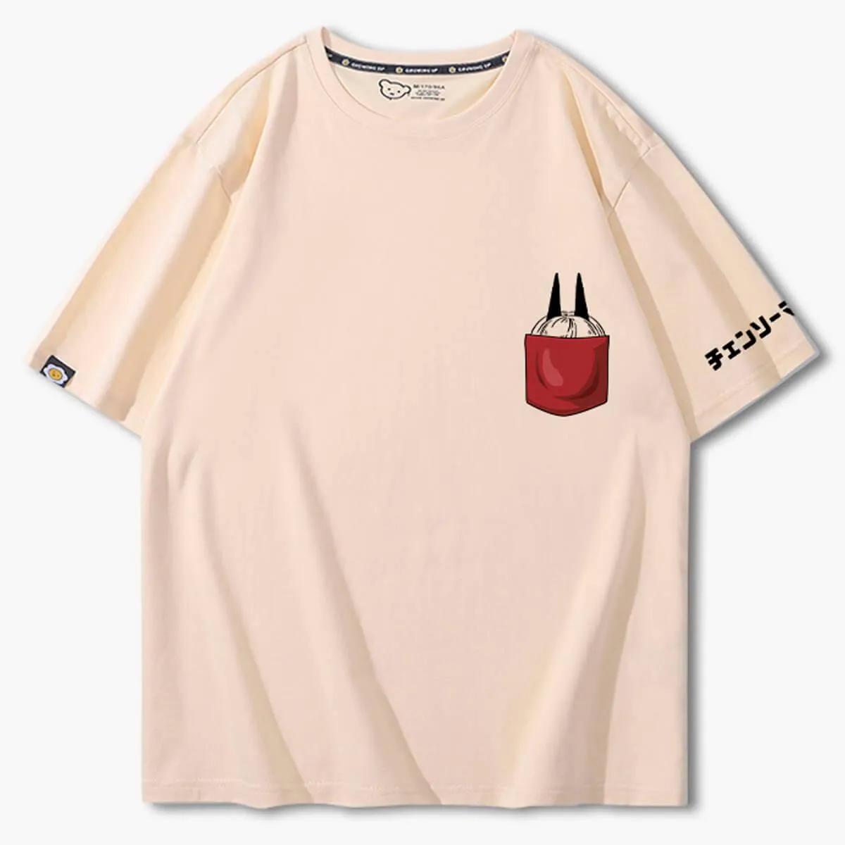 Chainsaw Man Power in Chest Pocket T-Shirt