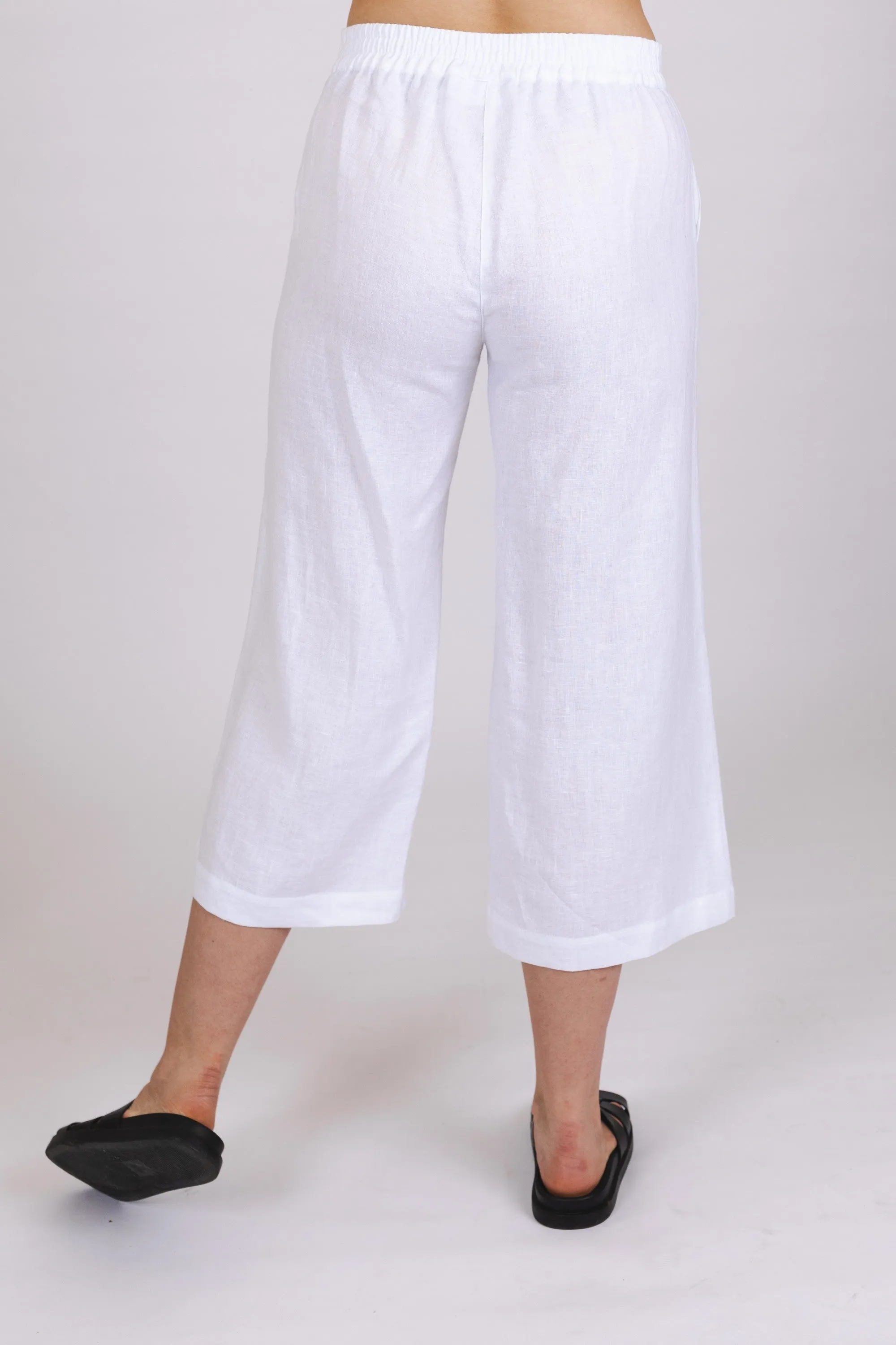 Culottes pellavahousut, Coconut Milk