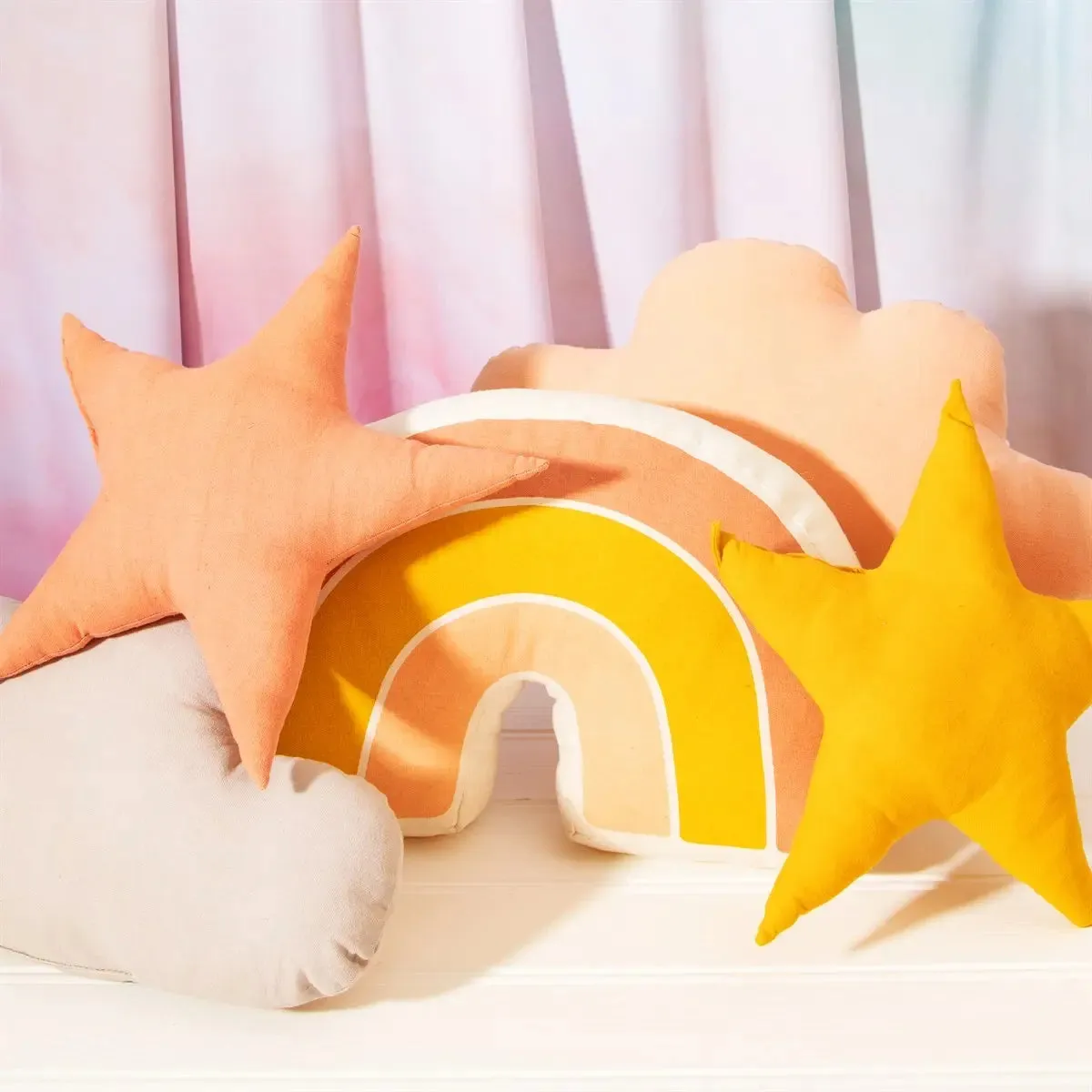 Earth Rainbow Shaped Cushion