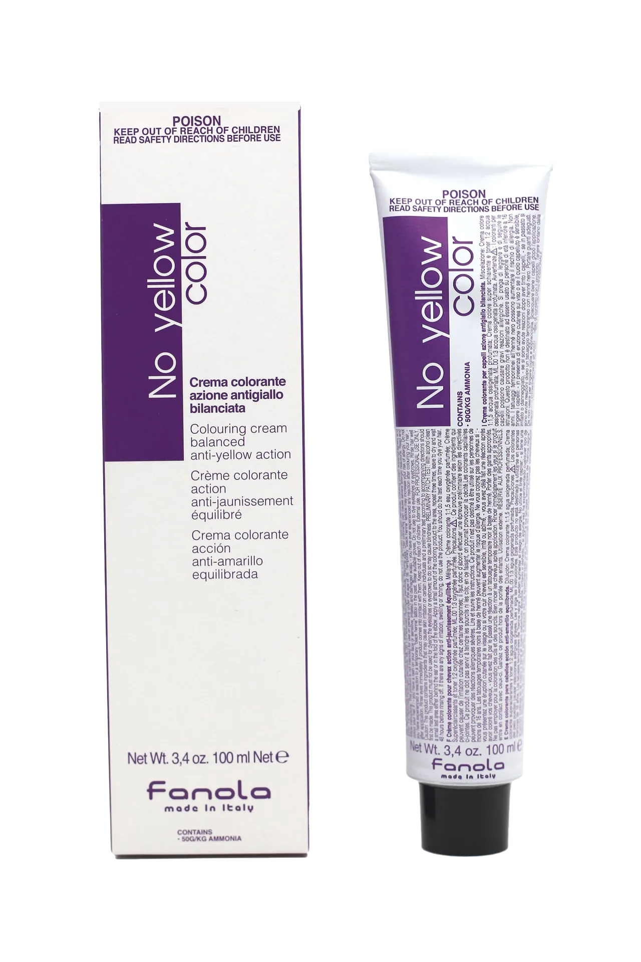 Fanola No Yellow Colour Pastel Rose Gold Toner 100ml