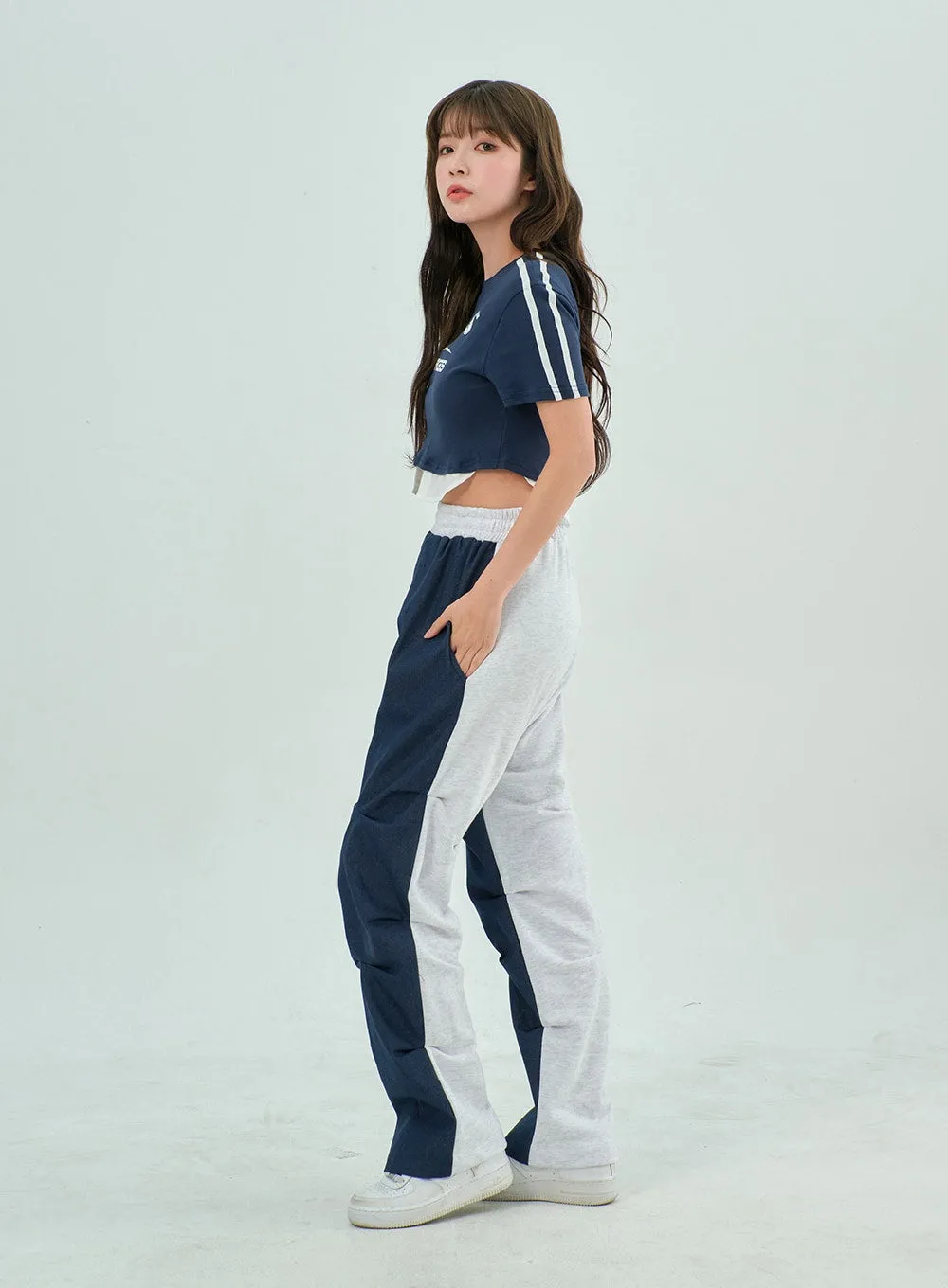 Layered Cropped Tee BY303
