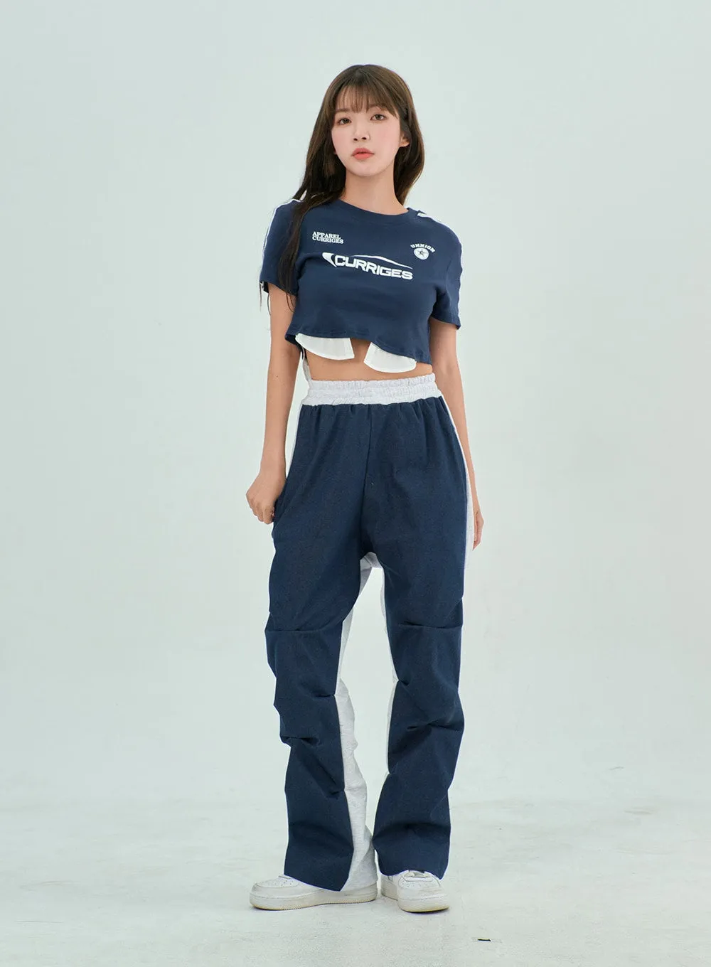 Layered Cropped Tee BY303