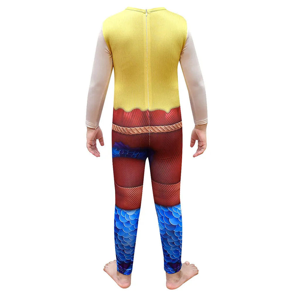 Luca - Alberto Scorfano Cosplay Costume Jumpsuit Mask Outfits  Halloween Carnival Suit
