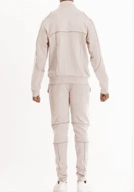 Men's Reflective Piping Detailed Track Suit