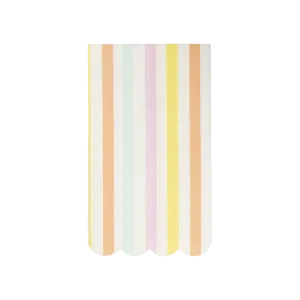 My Mind’s Eye - PLNP225 - Spring Stripe Scallop Paper Dinner Napkin
