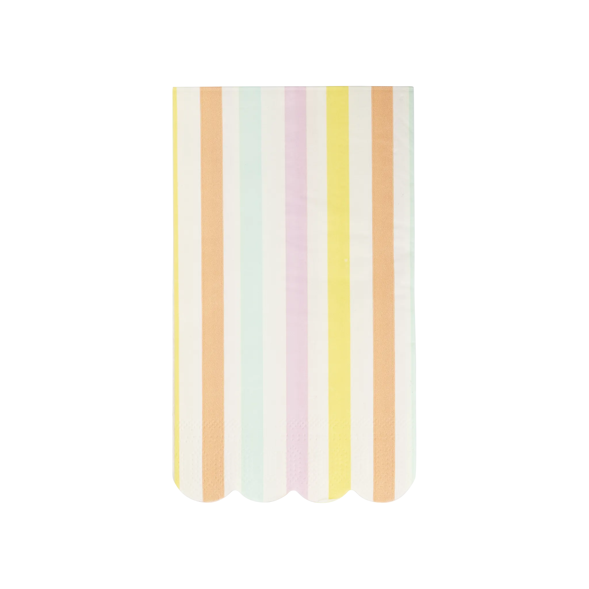 My Mind’s Eye - PLNP225 - Spring Stripe Scallop Paper Dinner Napkin