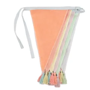 Pastel Cotton Fabric Bunting
