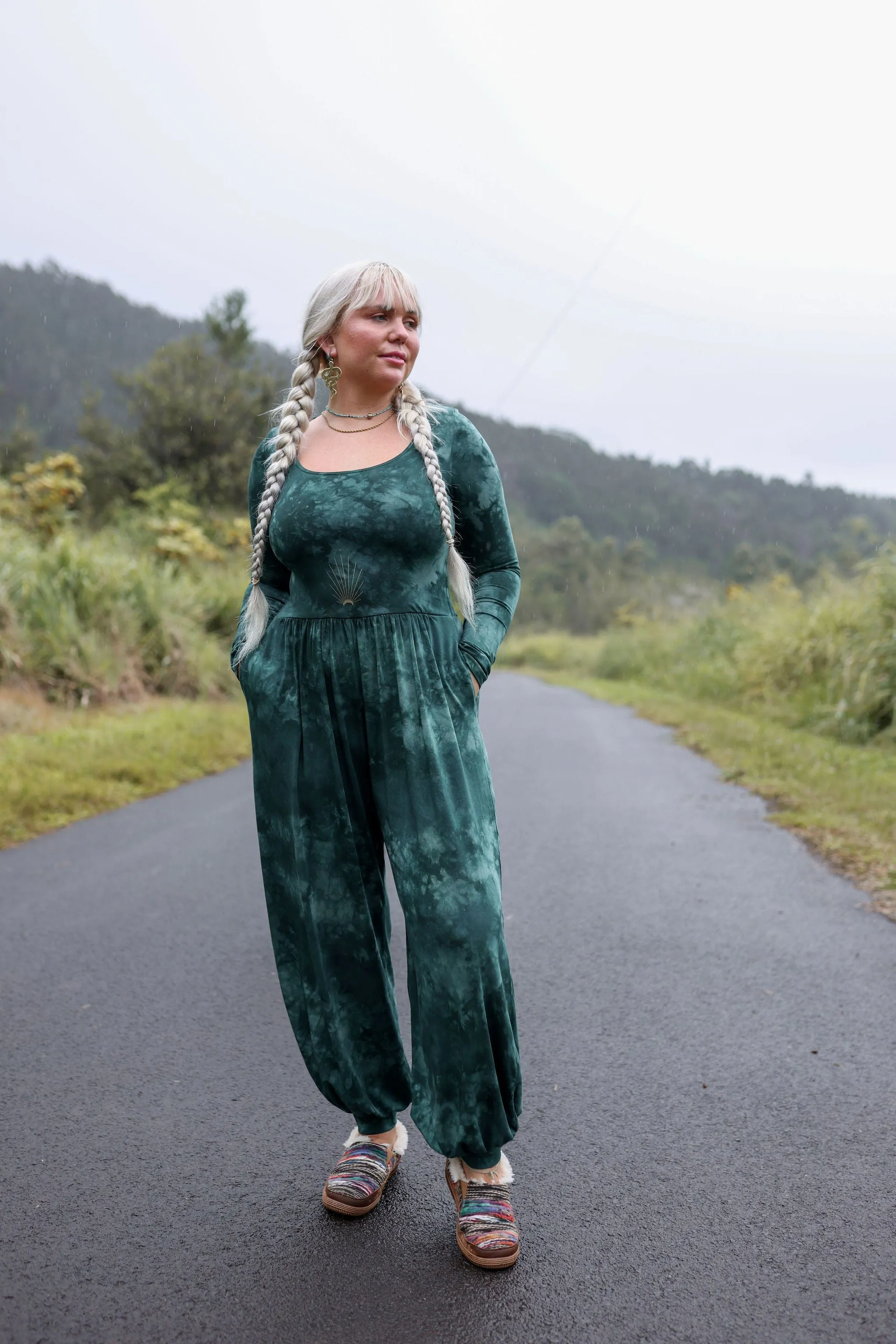 Sacred Space Long Sleeve Jumpsuit