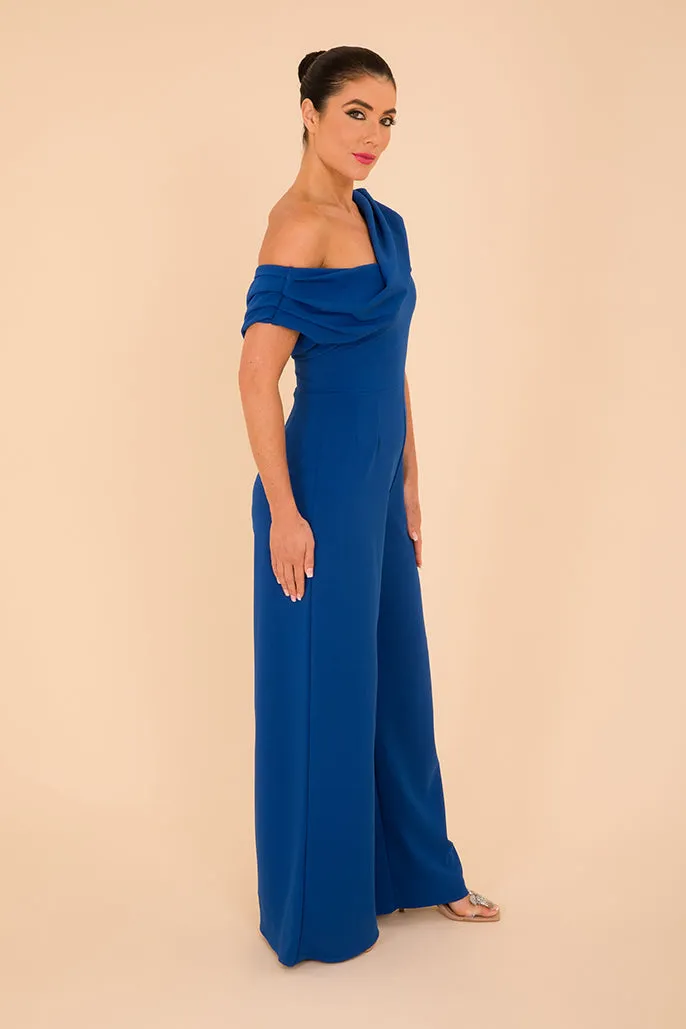 Venice jumpsuit in cobalt