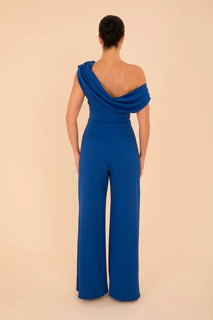 Venice jumpsuit in cobalt