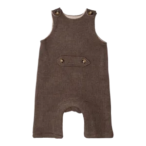 Willie Jumpsuit | Dark Brown Melange