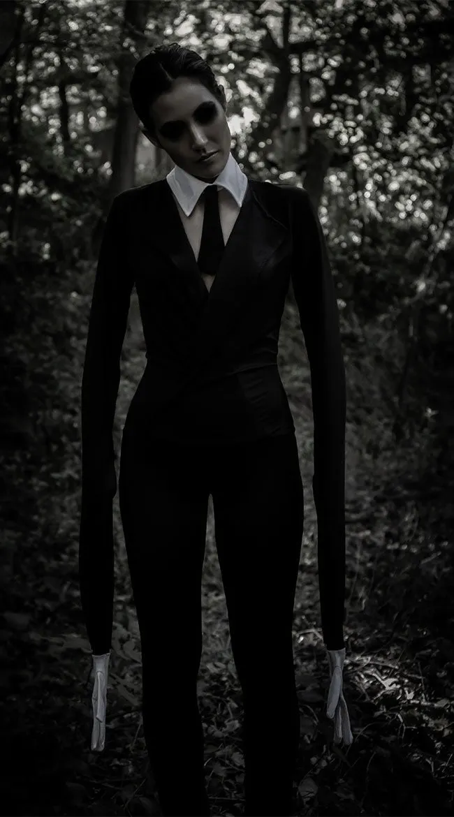 Yandy Creepy Slim Man Costume