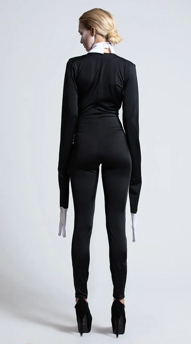 Yandy Creepy Slim Man Costume