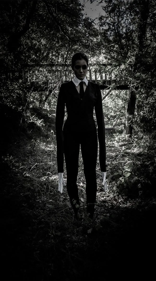 Yandy Creepy Slim Man Costume